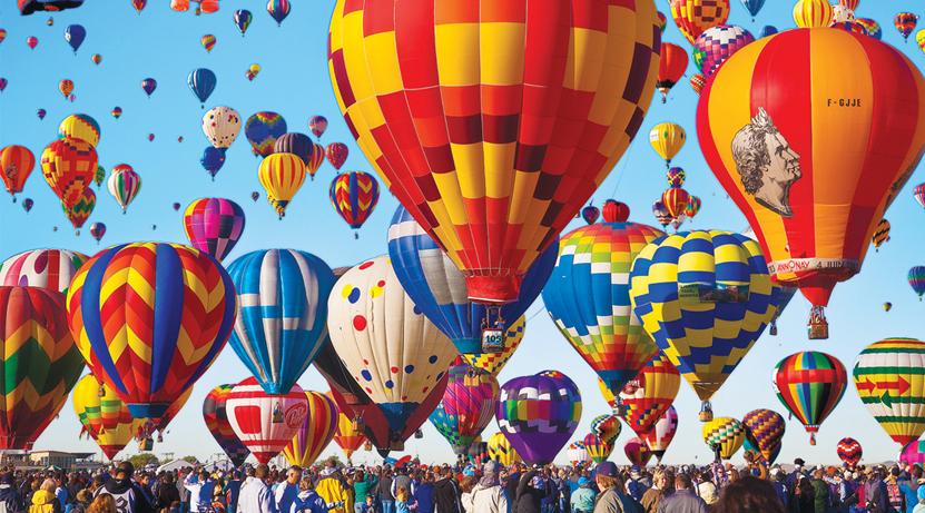 Фестиваль воздушных шаров в Альбукерке (Мексика) 2017