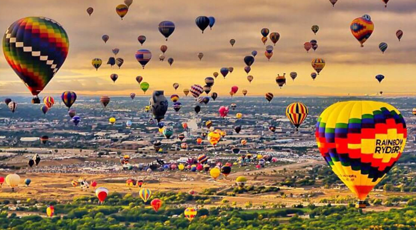 Фестиваль воздушных шаров в Альбукерке (Мексика) 2017